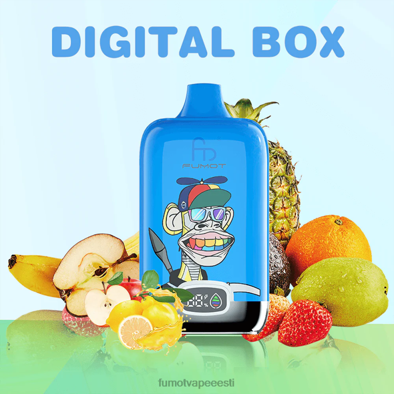 Fumot Digital Box 12000 20 ml ühekordselt kasutatav vape pod - (1 tk) armastus 66 6Z62Z135 Fumot Vape Flavors