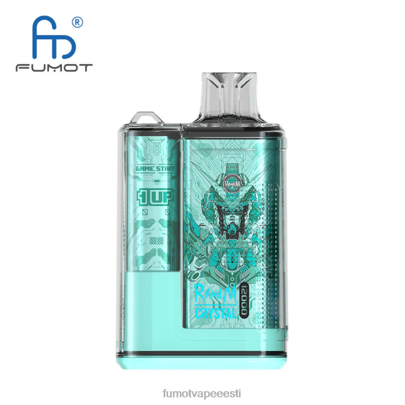 Fumot Crystal 1 tk - 12000 ühekordne vape box 20ml puuviljane suland 6Z62Z267 Fumot Vape Price