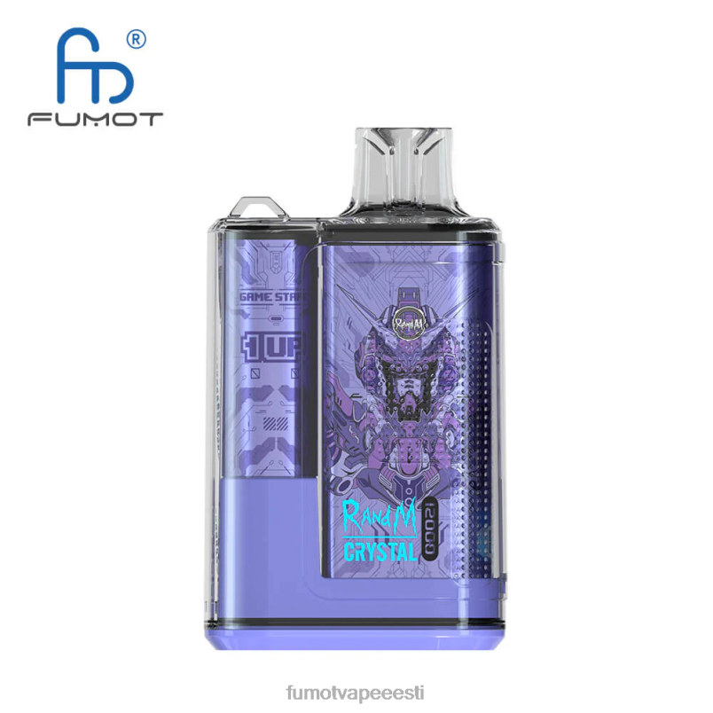 Fumot Crystal 20ml 12000 ühekordselt kasutatav vape box (1 tk) punase õuna jää 6Z62Z278 Fumot Vape Online Shop