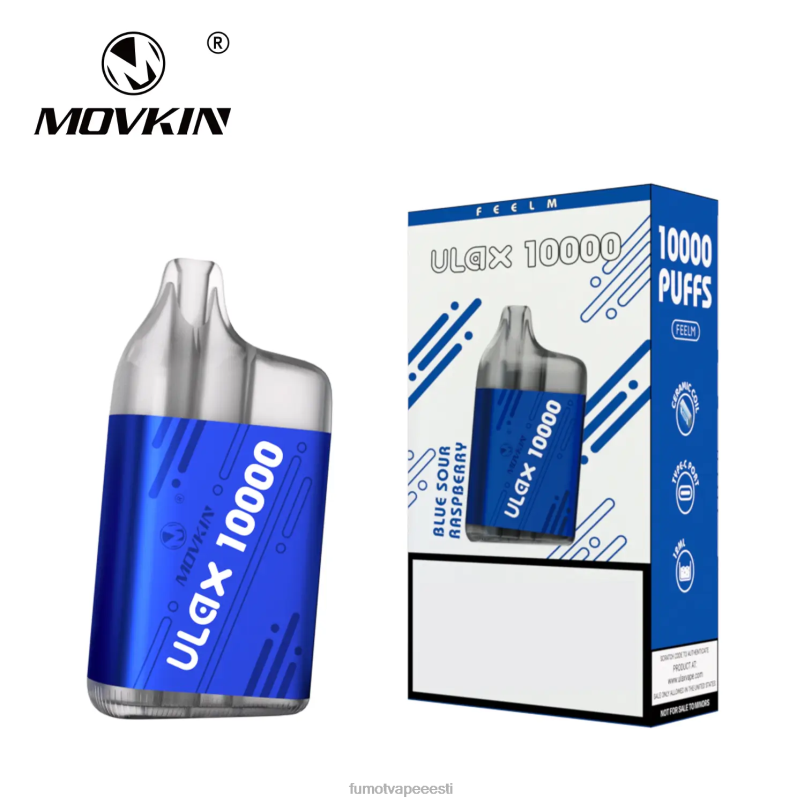 Fumot Movkin Ulax 10 000 ühekordset vape pod - 12 ml (1 tk) Kummikaru 6Z62Z309 Fumot Disposable Vape