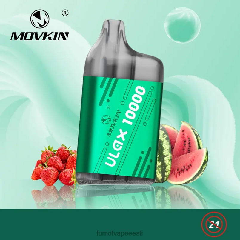 Fumot Movkin Ulax 10 000 ühekordset vape pod - 12 ml (1 tk) Kummikaru 6Z62Z309 Fumot Disposable Vape