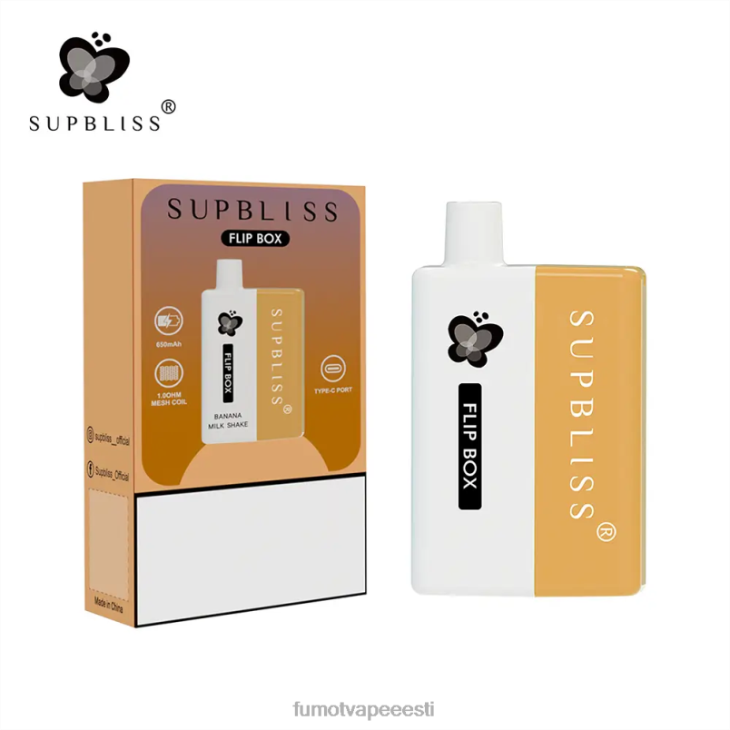 Fumot Supbliss Flip karp 6000 vahetatav vape komplekt - 10ml (1 tk) arbuusi jää 6Z62Z341 Fumot Eesti