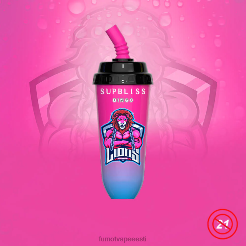 Fumot Supbliss Bingo 16 ml 8000 ühekordselt kasutatav vape pod seade (1 tk) arbuus 6Z62Z412 Fumot Vape Eesti