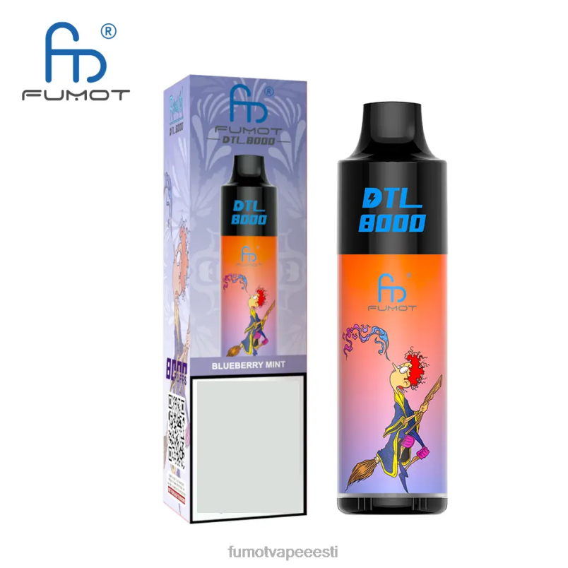 Fumot DTL 8000 ühekordne vape pen - 16 ml (1 tk) aaloe viinamari 6Z62Z413 Fumot Store