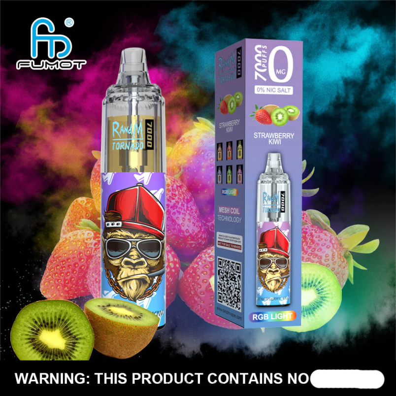 Fumot Tornado 0% 7000 14 ml ühekordne vape pen (1 tk) Kummikaru 6Z62Z518 Fumot Vape Online Shop