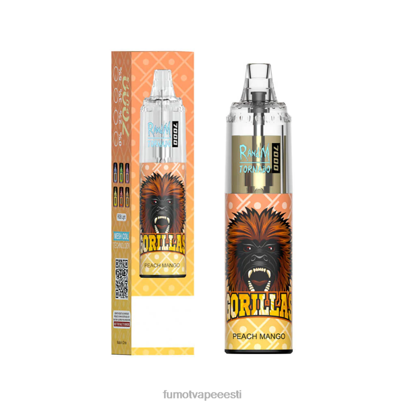 Fumot Tornado 14 ml (1 tk) 7000 ühekordne vape pen ananassi jää 6Z62Z90 Fumot Vape Nicotine