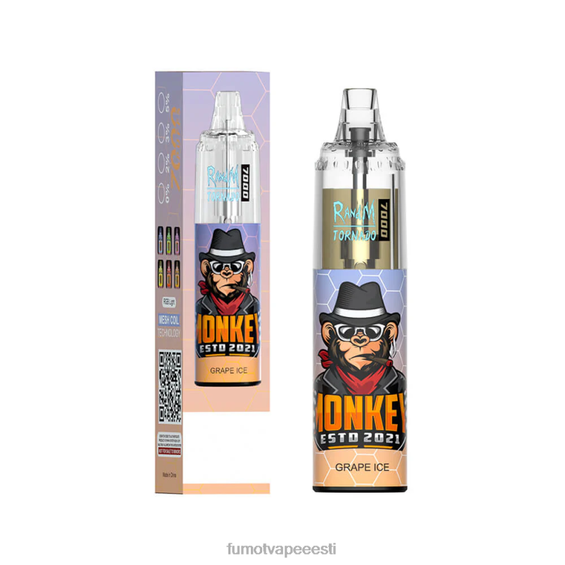 Fumot Tornado 14 ml (1 tk) 7000 ühekordne vape pen ananassi jää 6Z62Z90 Fumot Vape Nicotine