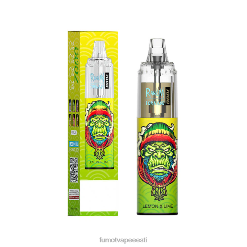 Fumot Tornado 14 ml (1 tk) 7000 ühekordne vape pen hapu õun 6Z62Z97 Fumot Vape Price