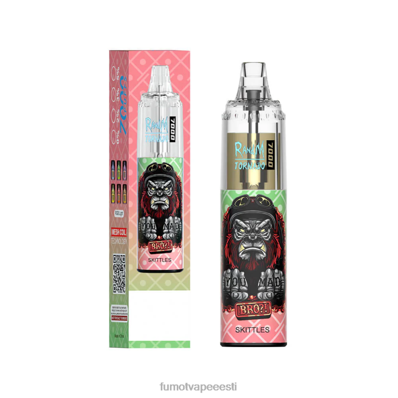 Fumot Tornado 14 ml (1 tk) 7000 ühekordne vape pen hapu õun 6Z62Z97 Fumot Vape Price