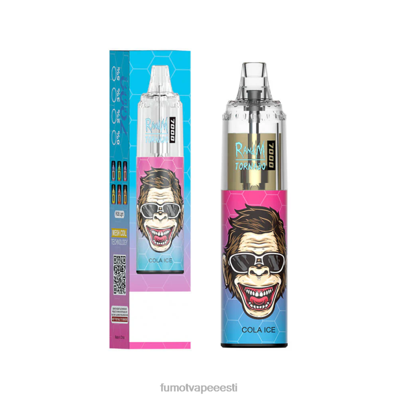 Fumot Tornado 14 ml (1 tk) 7000 ühekordne vape pen pina colada rumm 6Z62Z89 Fumot Disposable Vape