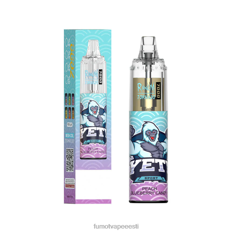 Fumot Tornado 7000 ühekordne vape pen - 14 ml (1 tk) kirss 6Z62Z70 Fumot Vape Nicotine