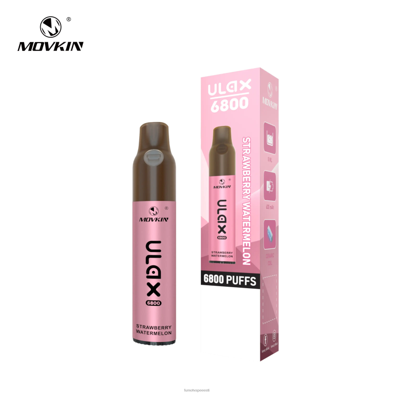 Fumot Movkin Ulax 6800 ühekordne vape, keraamiline mähis - 8ml (1 tk) banaani piimakokteil 6Z62Z317 Fumot Vape Price