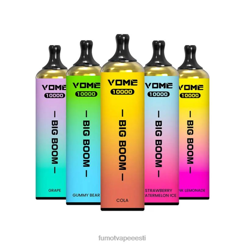 Fumot Vome Big Boom ühekordne vape pen 10000-20ml (1 tk) Kummikaru 6Z62Z445 Fumot Vape Flavors