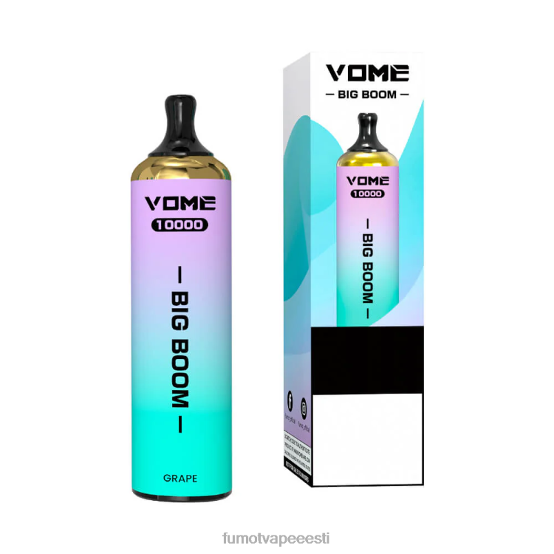 Fumot Vome Big Boom ühekordne vape pen 10000-20ml (1 tk) lopsakas jää 6Z62Z449 Fumot Disposable Vape