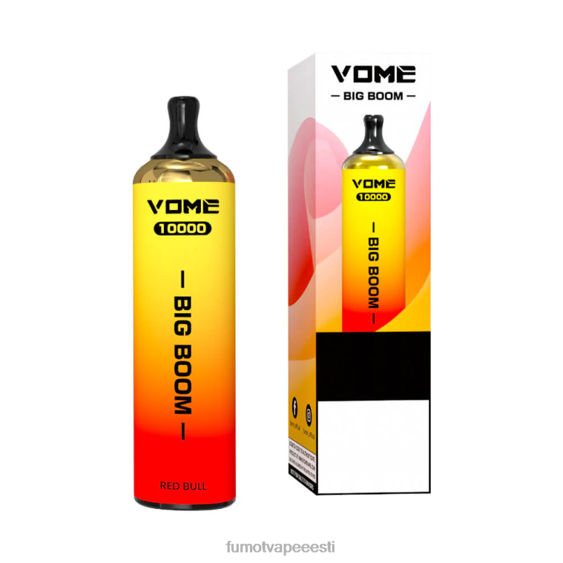 Fumot Vome Big Boom ühekordne vape pen 10000-20ml (1 tk) lopsakas jää 6Z62Z449 Fumot Disposable Vape