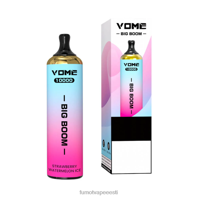 Fumot Vome Big Boom ühekordne vape pen 10000-20ml (1 tk) maasika arbuusijää 6Z62Z446 Fumot Tech